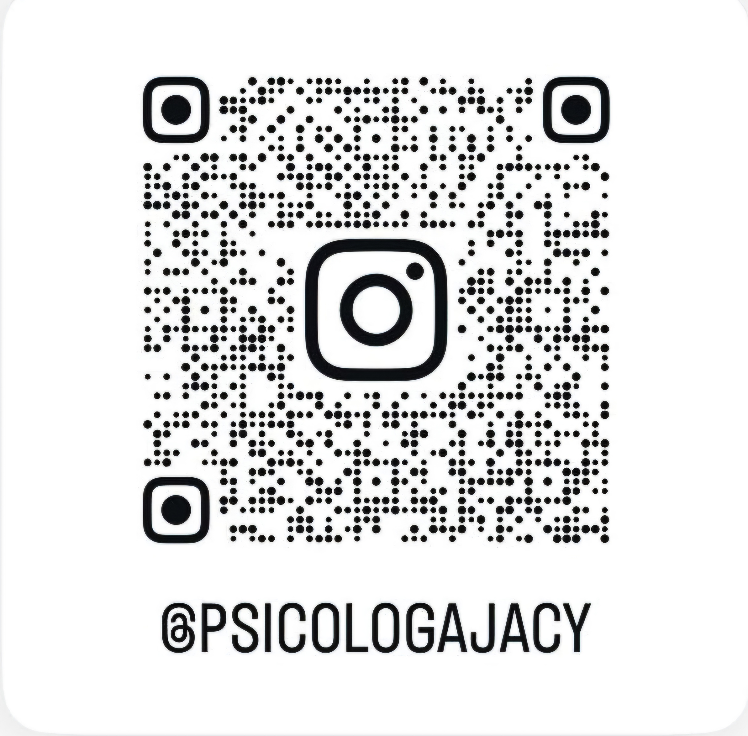 QR Code para o perfil no Instagram